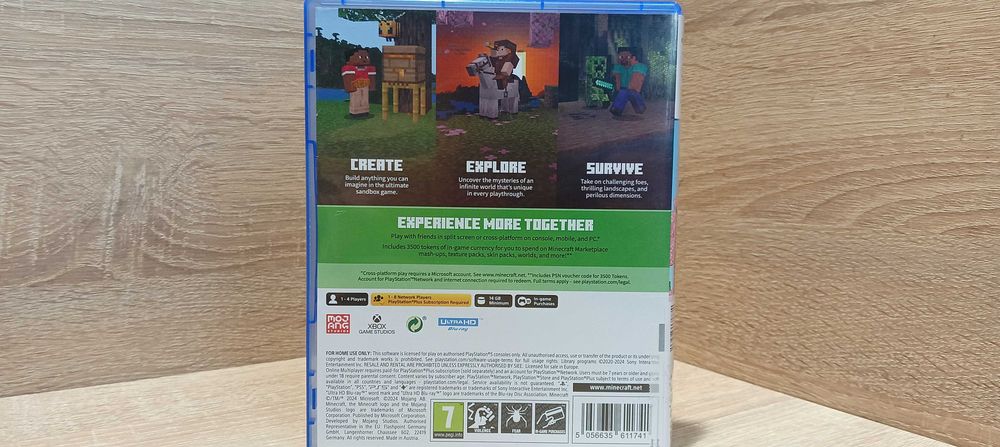 Gra na Konsole PS5 Playstation 5 Minecraft Pudełkowa PL