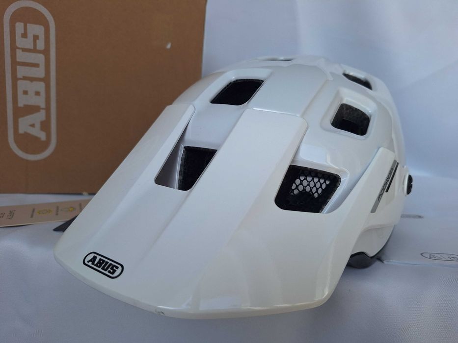 Kask rowerowy Abus Modrop Mips Shiny White S 51-55cm