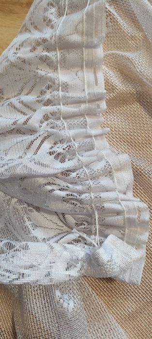 Firanka biała kuchenna 160×80