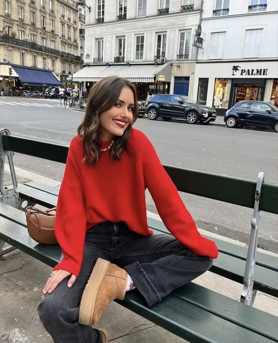 Червоний светр  джемпер кофта