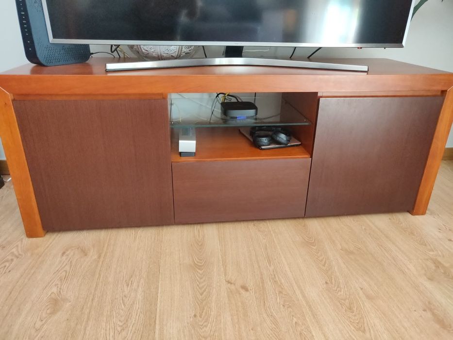 Mobiliário de sala - cerejeira e wengué - excelente estado