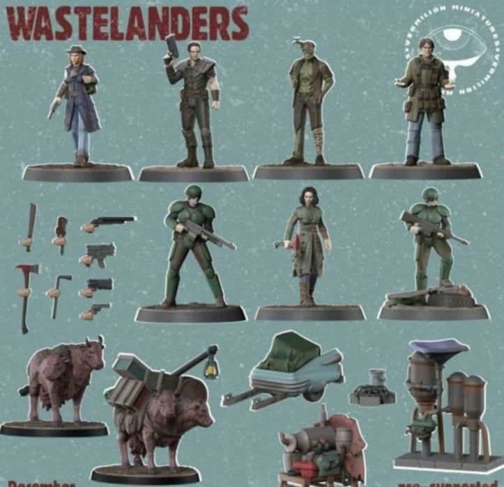 Westlanders. Proxy do FWW. Druk 3D, żywica UV.