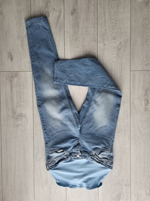 Spodnie ciążowe dżinsowe 36 S slim