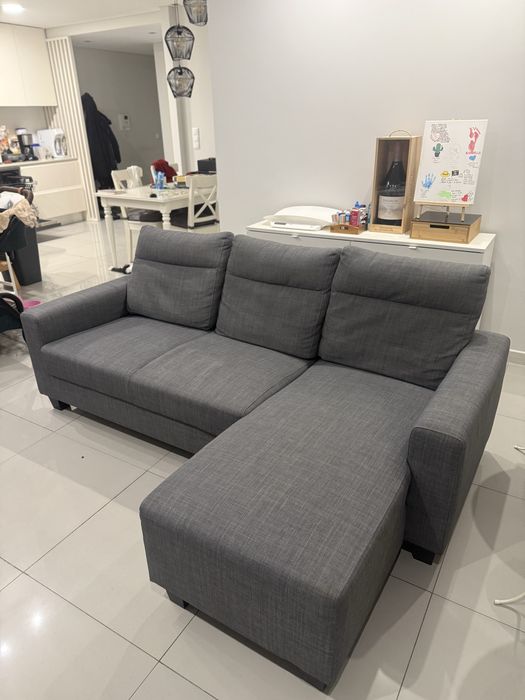 Sofá 3 lugares com chaise longue