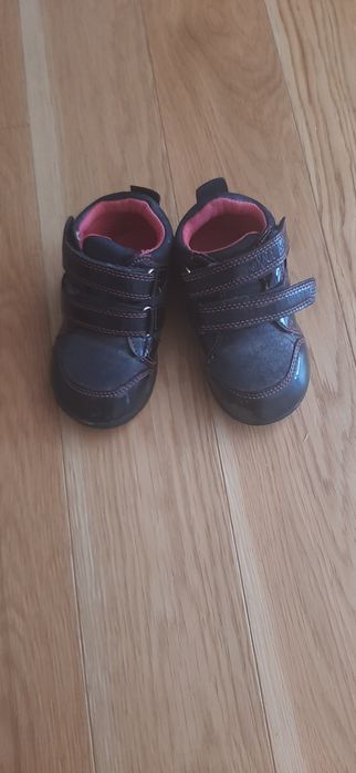 Granatowe buty buciki botki na rzepy Nelli Blu 21 rozmiar