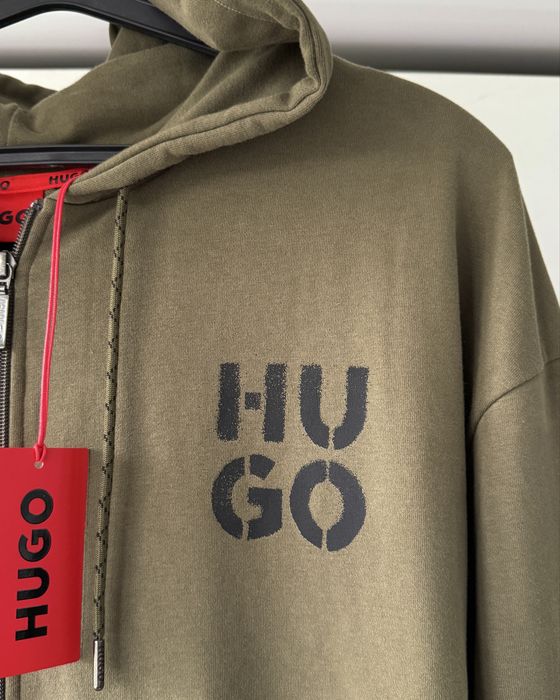 Оригинал HUGO худи на молнии XXL