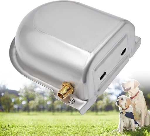 Poidło INOX z zaworem pływakowym, ze stali nierdzewnej, 2,5 litra