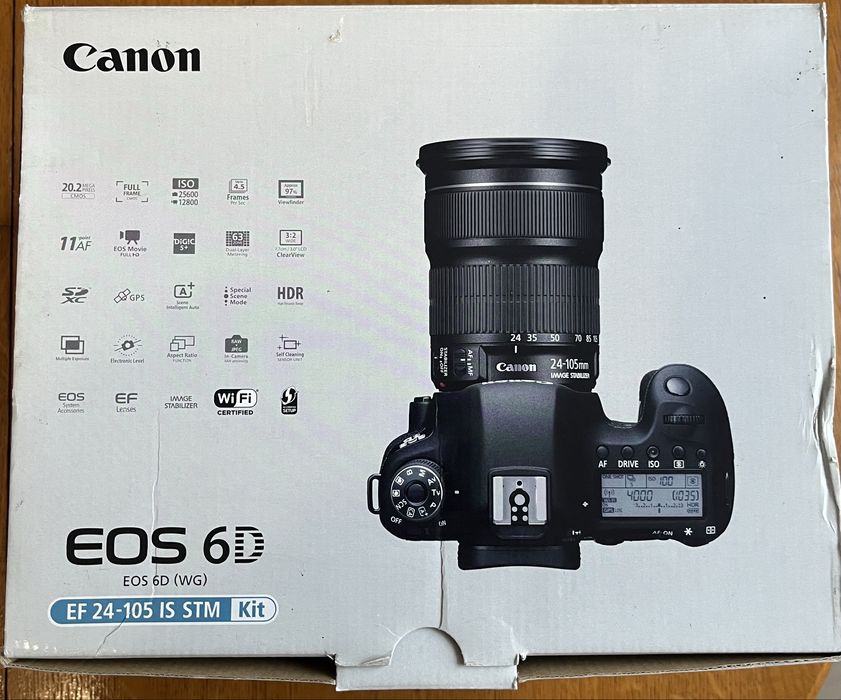 Повнокадровий фотоапарат Canon EOS 6D (WG)