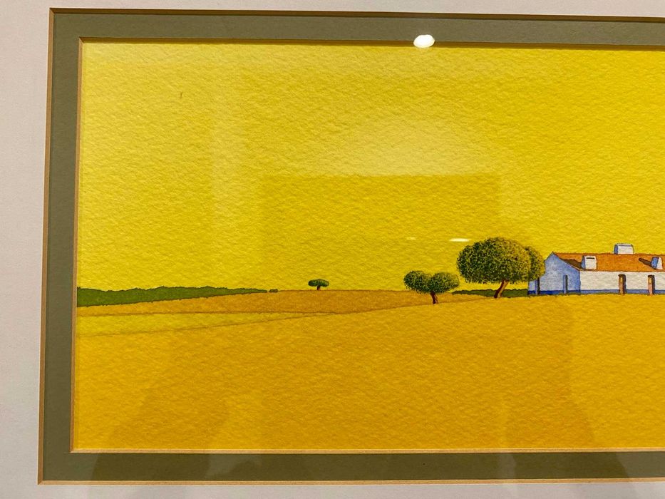 Aguarela original de António Eiras