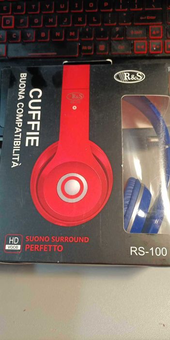 Słuchawki niebieskie