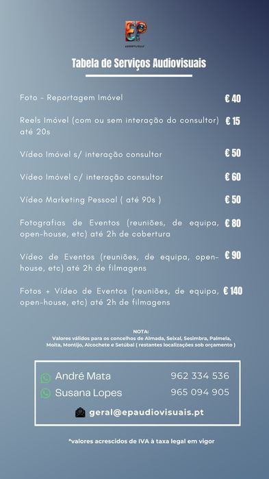 Fotógrafo/Videógrafo