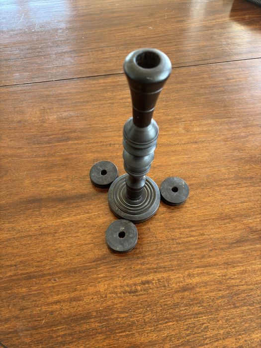 castiçal de ebano, suporte de vela