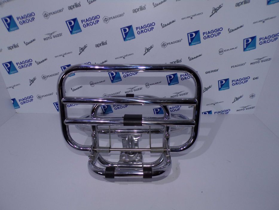 VESPA Bagażnik Otwierany Tył Do Modelu GTS 300/310 HPE Chrom OEM.