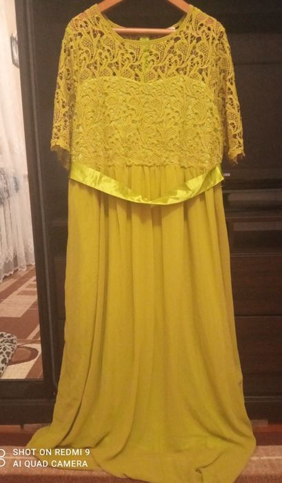 Салатове плаття 52 розмір