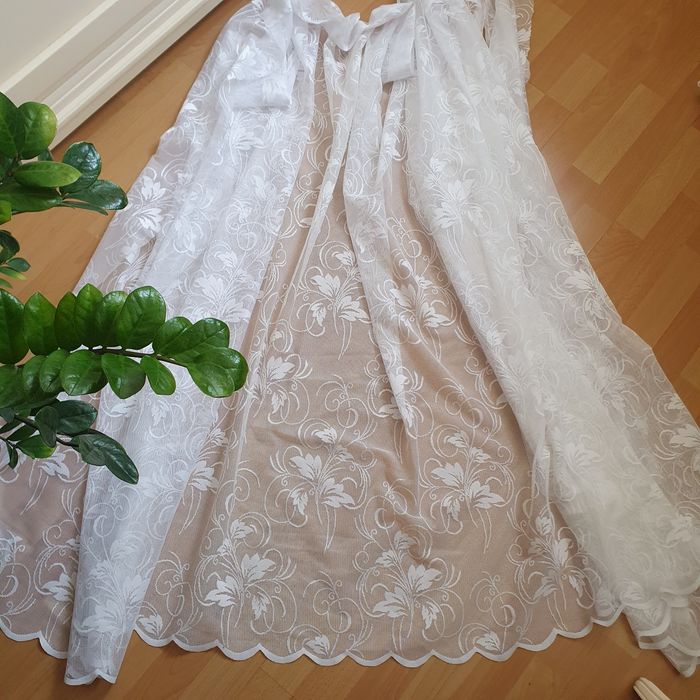 Тюль ніжна,  гарний принт