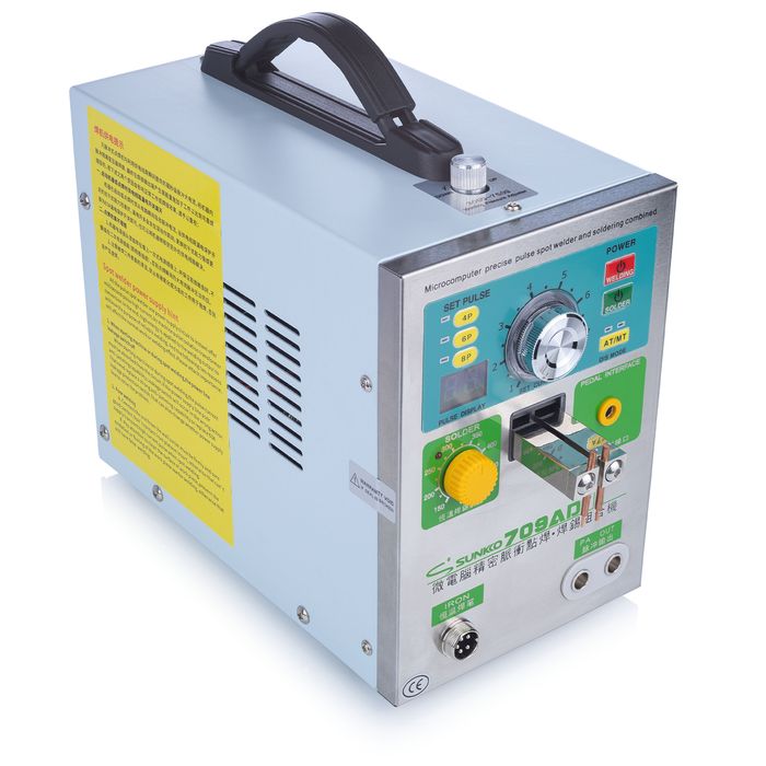 Zgrzewarka do Ogniw Sunkko 709AD+ – 3,2 kW, 30–800A