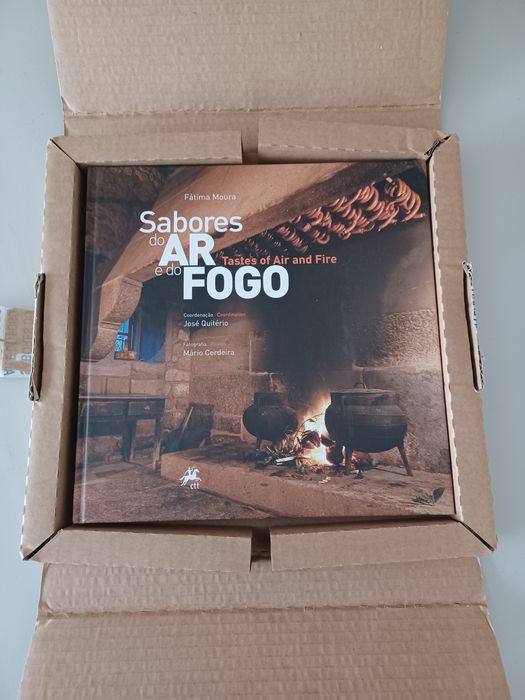 Livro CTT Sabores do Ar e do Fogo (português & english)
