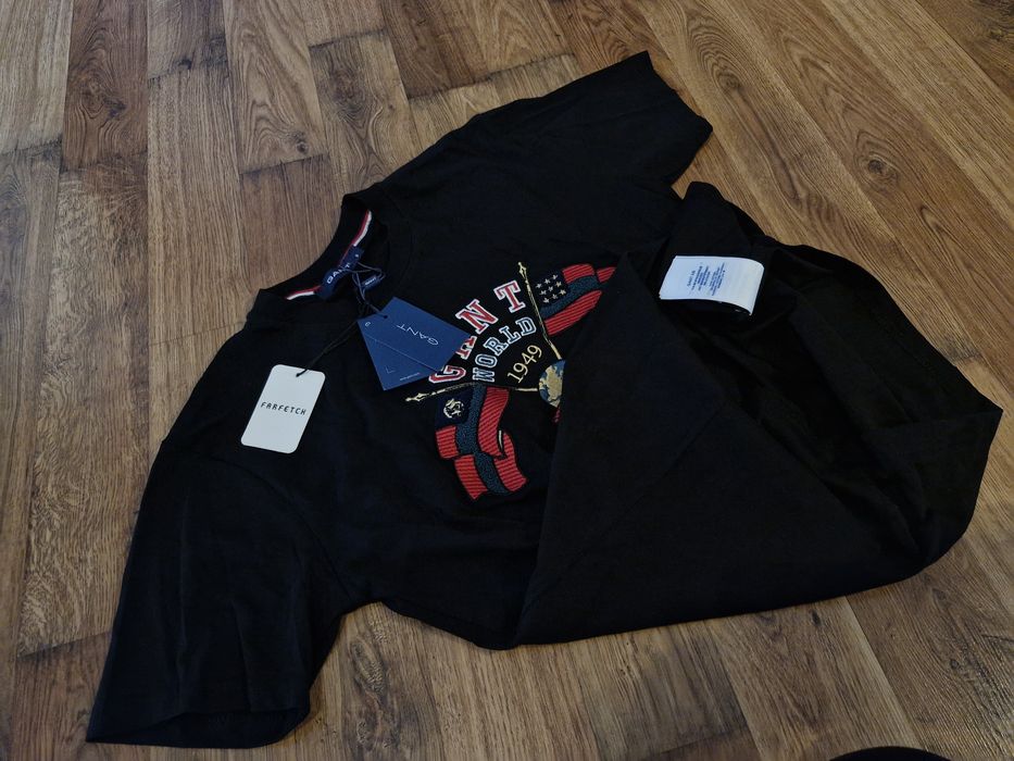 Nowa koszulka męska damska s czarna logo wyszywane bawełna  jakość prezent