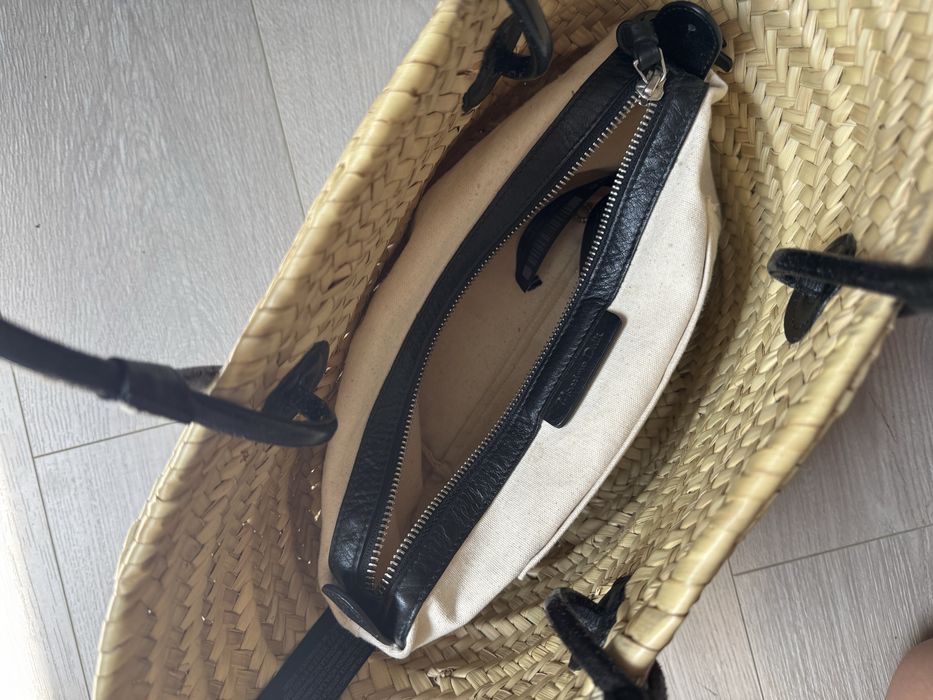 Сумка з рафіі Massimo Dutti