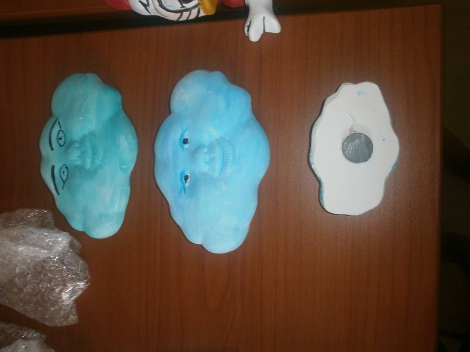peças pintadas a mão