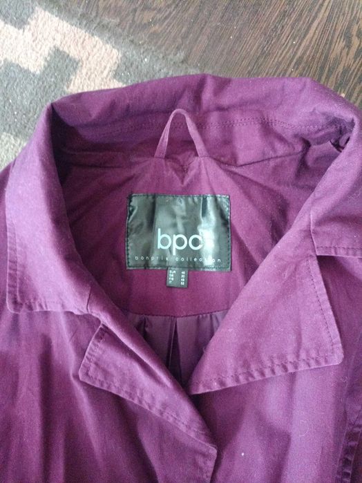 Płaszczyk rozm 46 śliwkowy