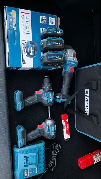 Kit Ferramentas Industriais Erbauer 18V