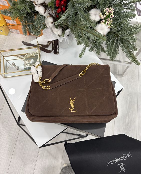 Сумка YSL Yves Saint Laurent шоколадна