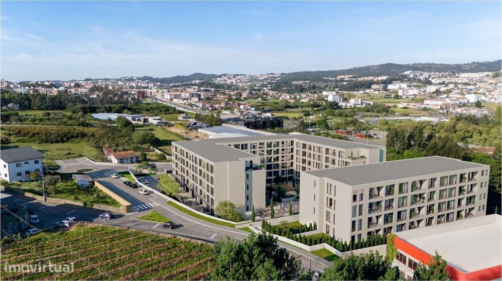 T0 num Empreendimento Novo, em Fânzeres Gondomar, com Varanda!