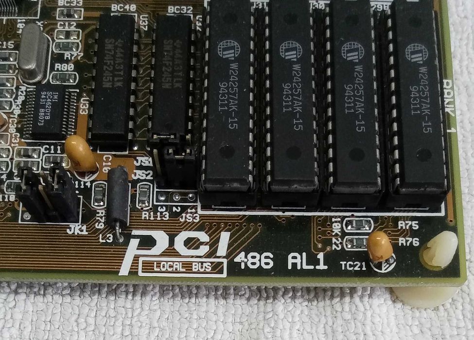Motherboard 486 MSI MS-4134 com PCI/VLB