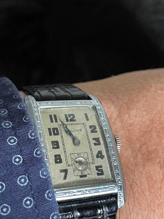 Zegarek Bulova model President z 1930 roku