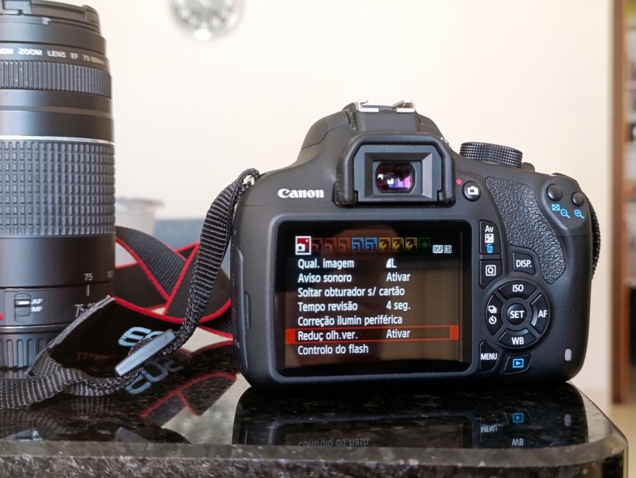 Canon EOS 1200D + 2 Objetivas + Acessórios