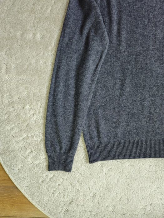 Męski sweter 100% wełna jagnięca (lambswool) Marks & Spencer (S / Regular Fit)