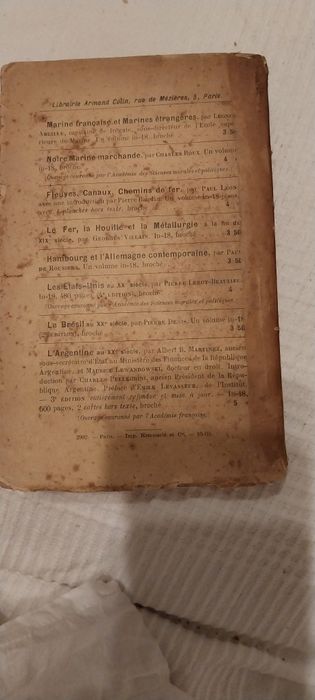 LES GRANDS PORTS DE France-Leur role economique -Paul de Rousiers 1909