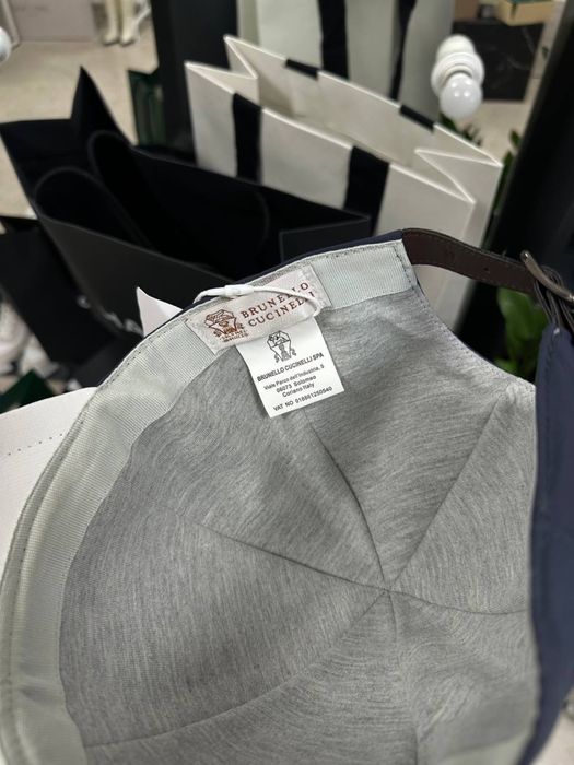 Кепка Brunello Cucinelli бейсболка чоловіча