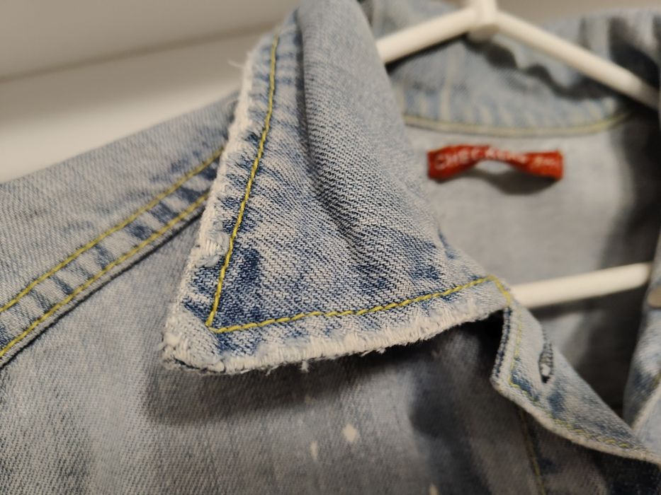 Kurtka jeansowa damska jasny jeans 40 L