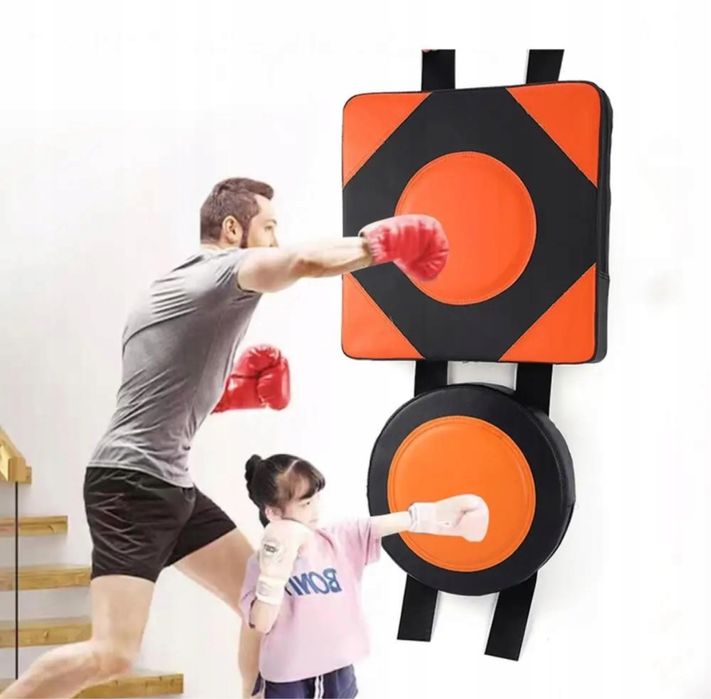 Tarcza Mata Bokserska Treningowa na Ścianę Worek Bokserski 2 Tarcze