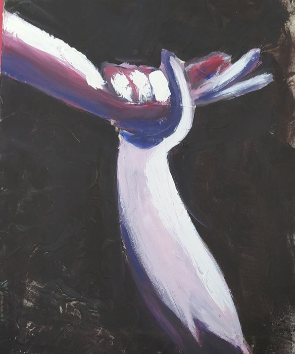 Estudantes de artes; Telas para recilar