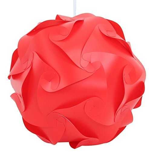 Candeeiro Origami - Iqlight - vermelho