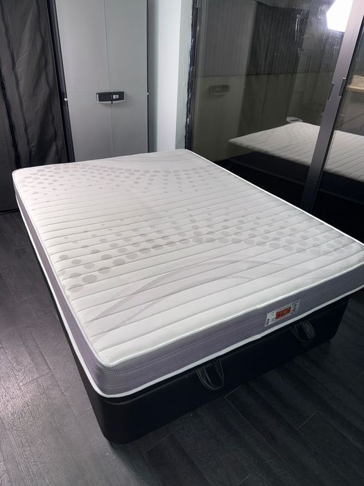 Conjunto Canapé 195x140 + Colchão Visco/Látex