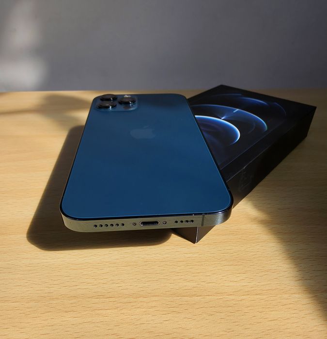 Apple iphone 12 Pro Max 256Gb Батарея 100%  SIM+eSIM 6.7 Neverlock Blue