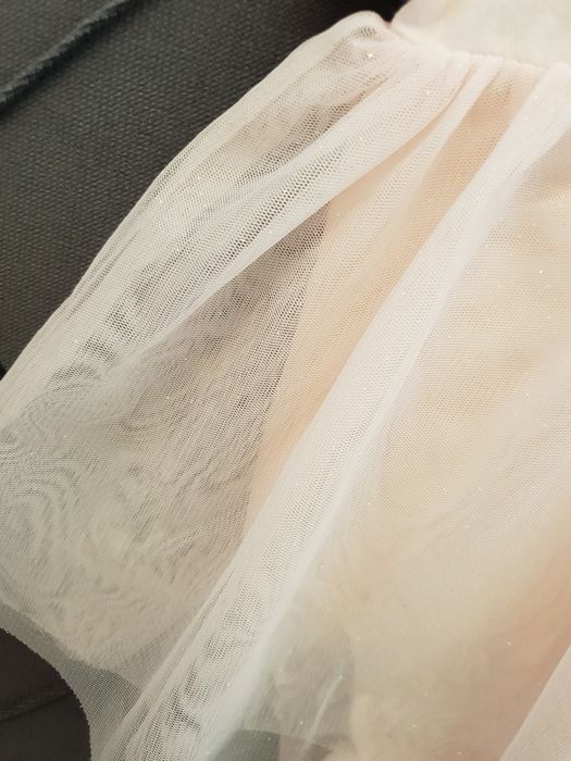 Elegancka tiulowa sukienka z body, H&M, 68