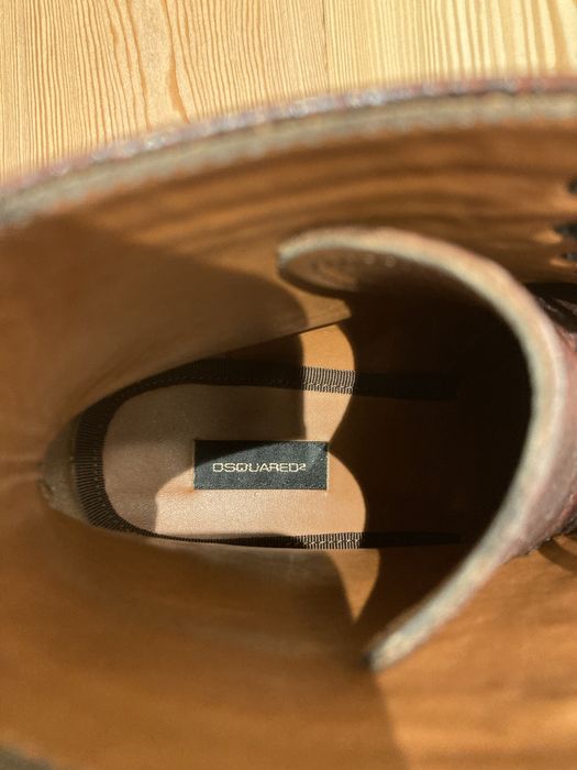 Botas Homem Dsquared Castanhas (NOVAS)