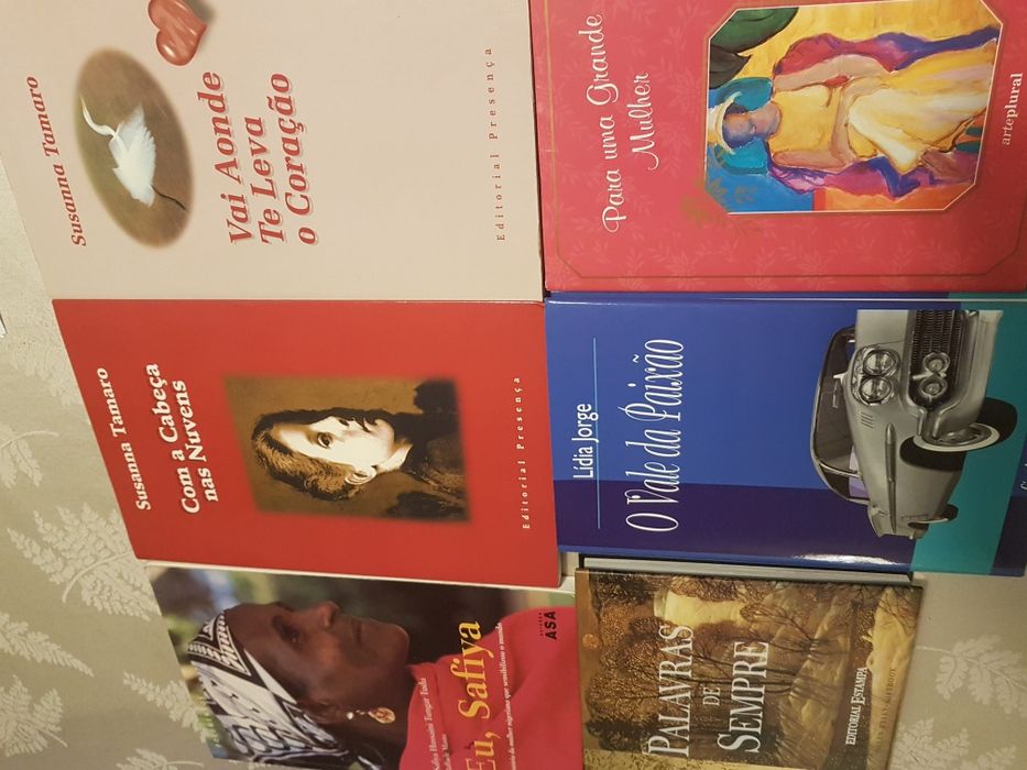 Livros variados em bom estado