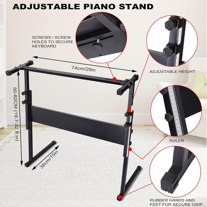 Piano novo e embalado