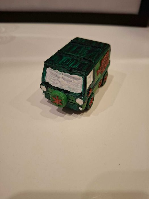 figurka Wehikuł tajemnic Scooby Doo Mystery Machine druk 3D malowana