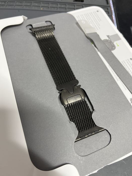 Оригінальний ремінець Apple Milanese loop  L(Black) 49mm
