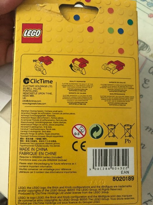 Часы детские LEGO