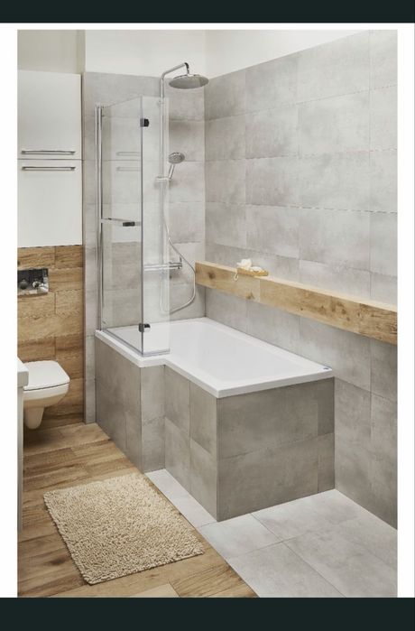 Wanna i szyba na wanne nowe