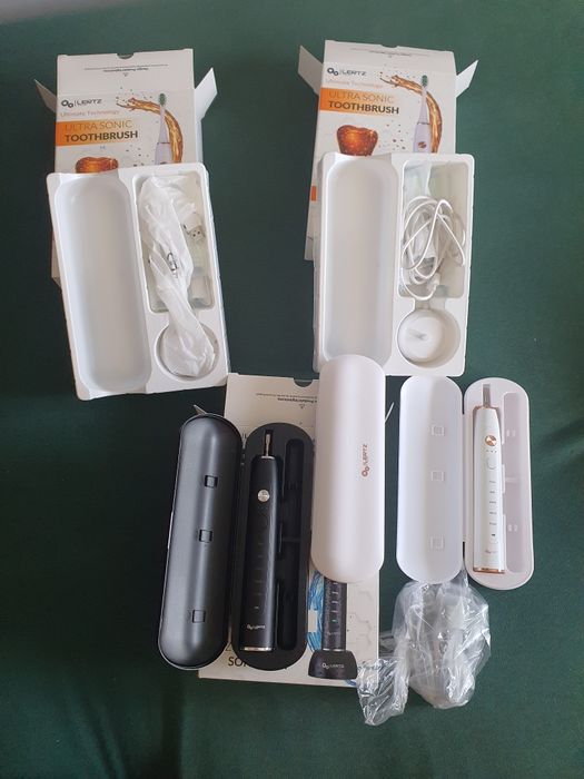 Szczoteczka Soniczna ELEKTRYCZNA LERTZ 5 końcówek INDUKCJA 80tys r/min 15 TRYBÓW
