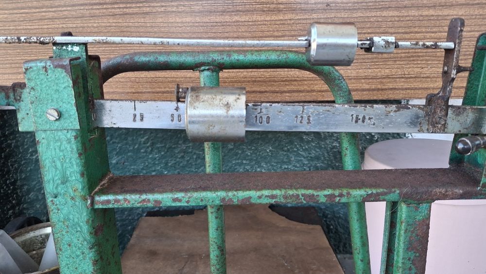 Balança decimal verde